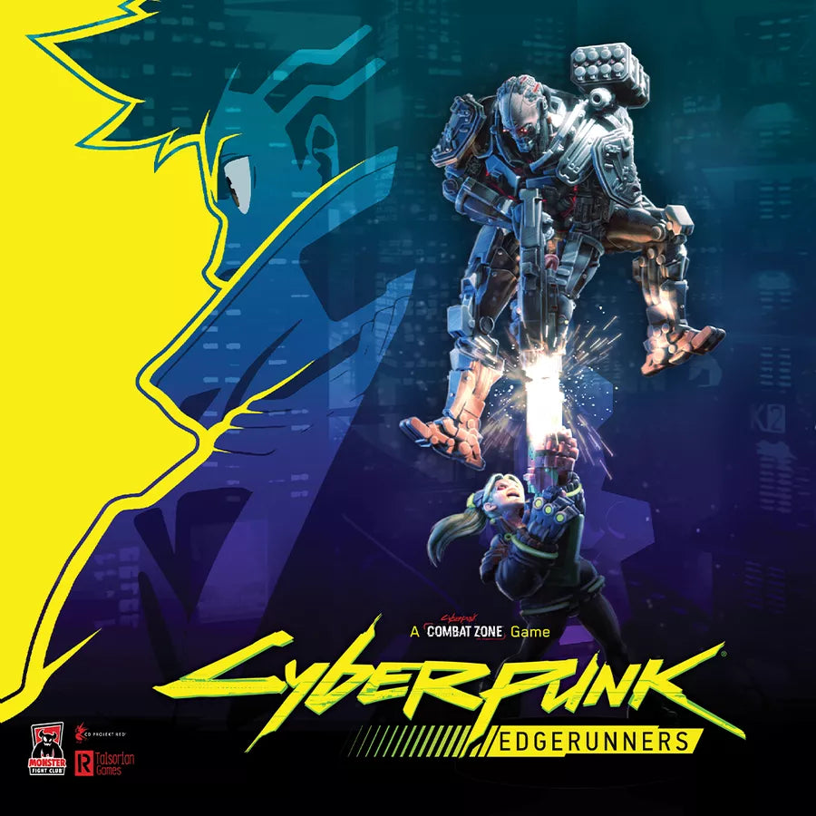 Cyberpunk Edgerunners Combat Zone 2-Player Starter board game